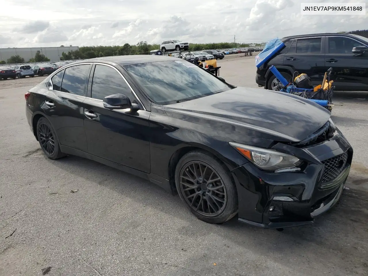2019 Infiniti Q50 Luxe VIN: JN1EV7AP9KM541848 Lot: 62968865