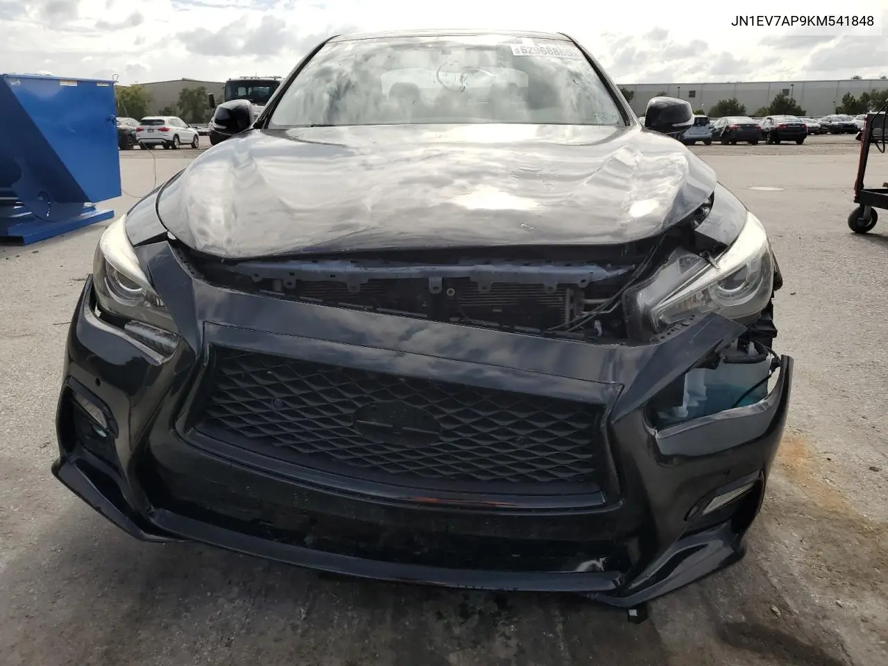 2019 Infiniti Q50 Luxe VIN: JN1EV7AP9KM541848 Lot: 62968865