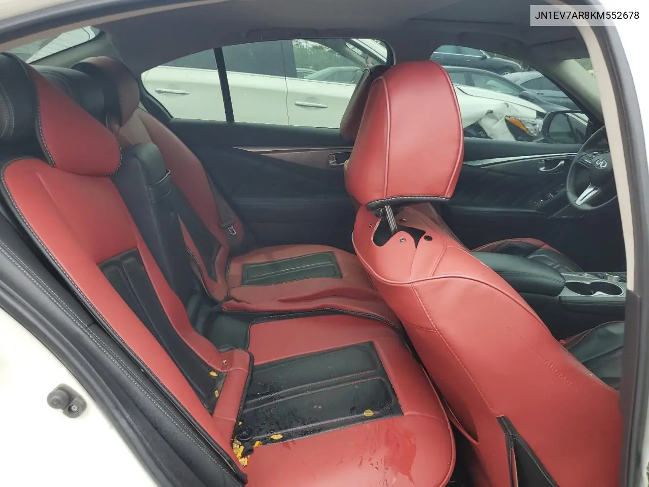 2019 Infiniti Q50 Luxe VIN: JN1EV7AR8KM552678 Lot: 62986475