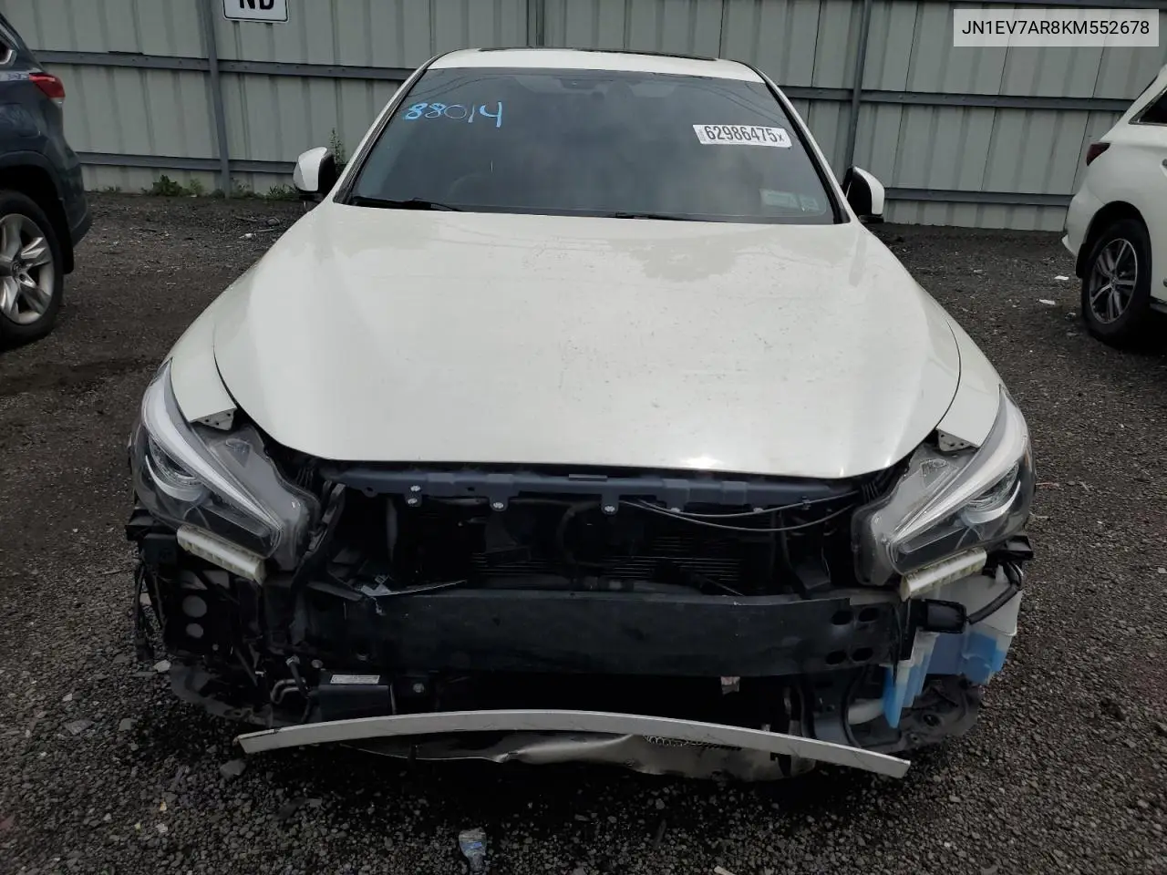 2019 Infiniti Q50 Luxe VIN: JN1EV7AR8KM552678 Lot: 62986475