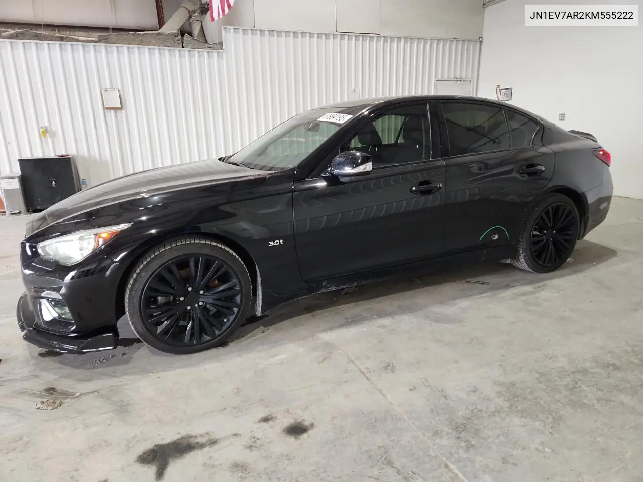 2019 Infiniti Q50 Luxe VIN: JN1EV7AR2KM555222 Lot: 62994195
