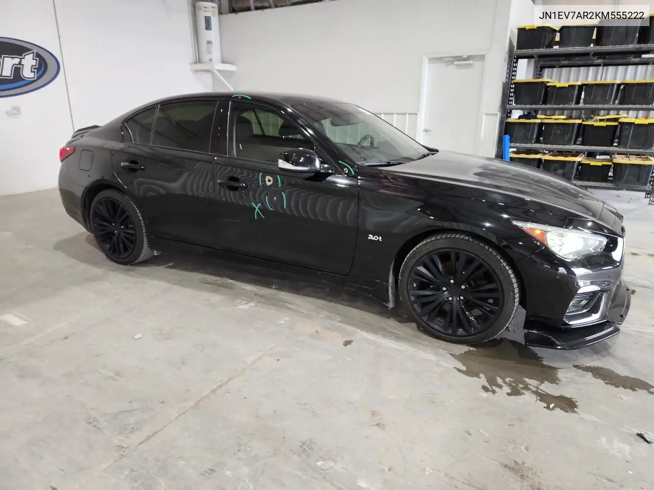 2019 Infiniti Q50 Luxe VIN: JN1EV7AR2KM555222 Lot: 62994195