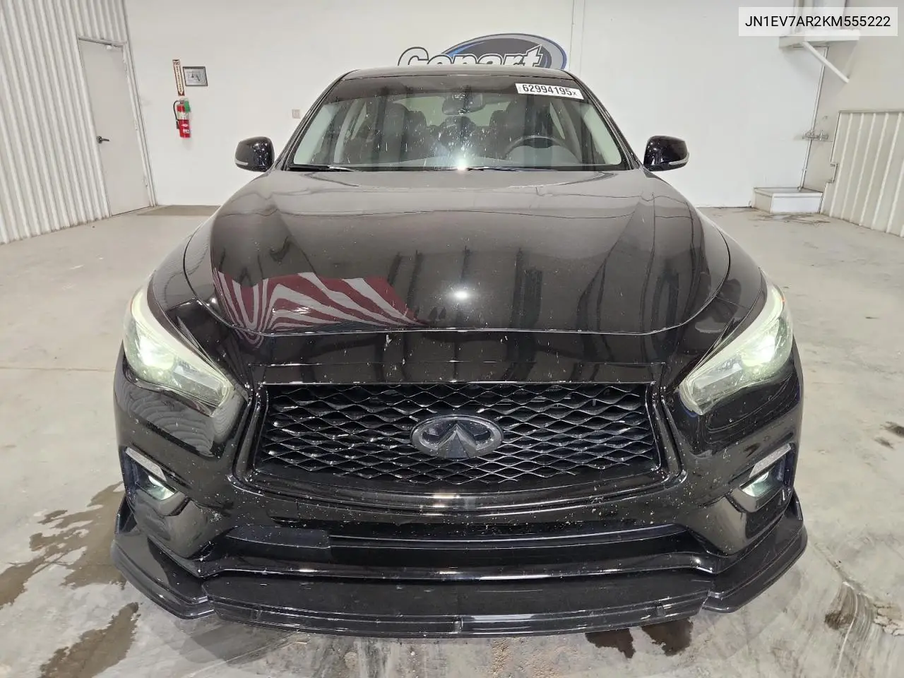 2019 Infiniti Q50 Luxe VIN: JN1EV7AR2KM555222 Lot: 62994195