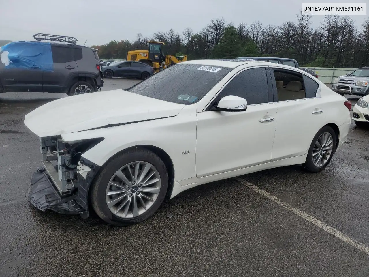 2019 Infiniti Q50 Luxe VIN: JN1EV7AR1KM591161 Lot: 63189695