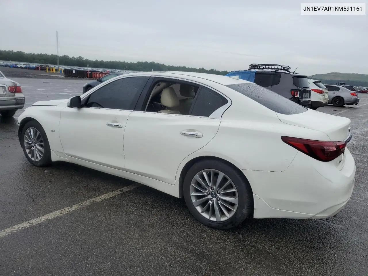 2019 Infiniti Q50 Luxe VIN: JN1EV7AR1KM591161 Lot: 63189695
