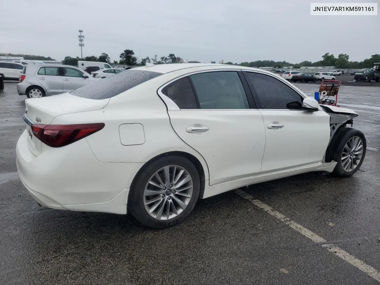 2019 Infiniti Q50 Luxe VIN: JN1EV7AR1KM591161 Lot: 63189695