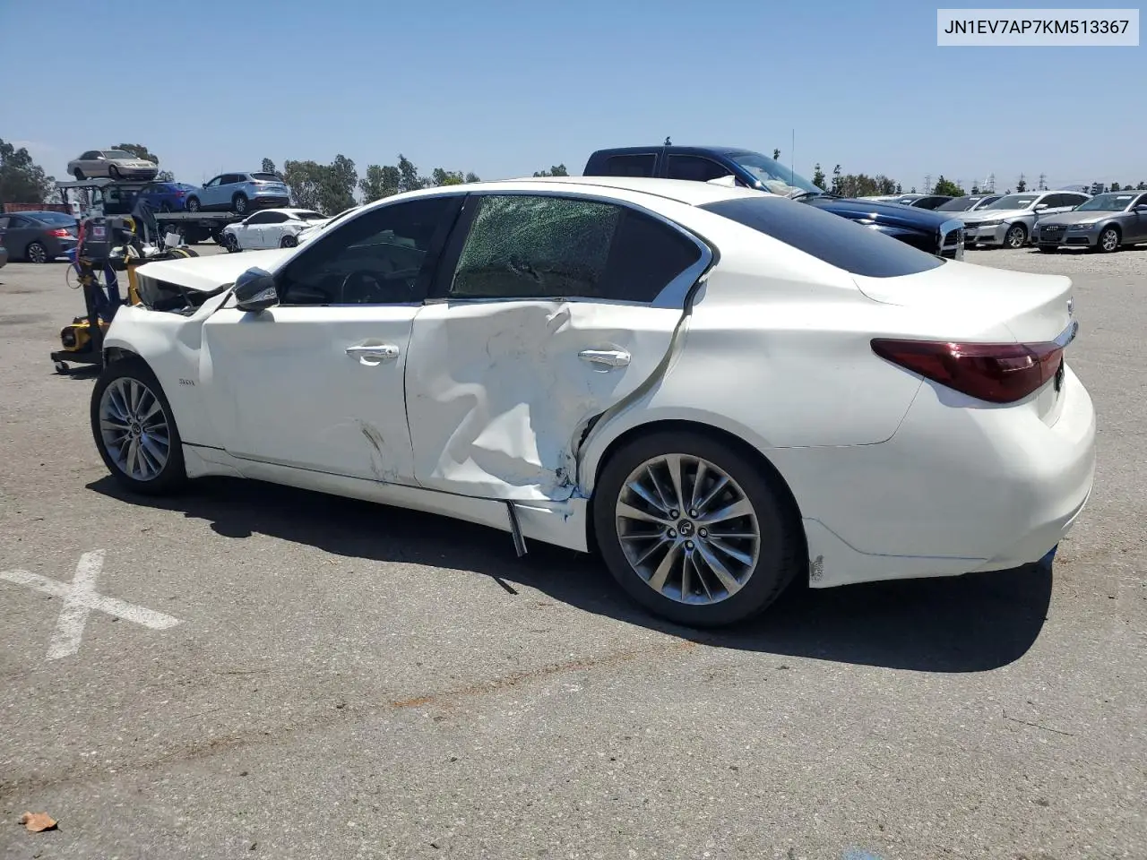 2019 Infiniti Q50 Luxe VIN: JN1EV7AP7KM513367 Lot: 63516515