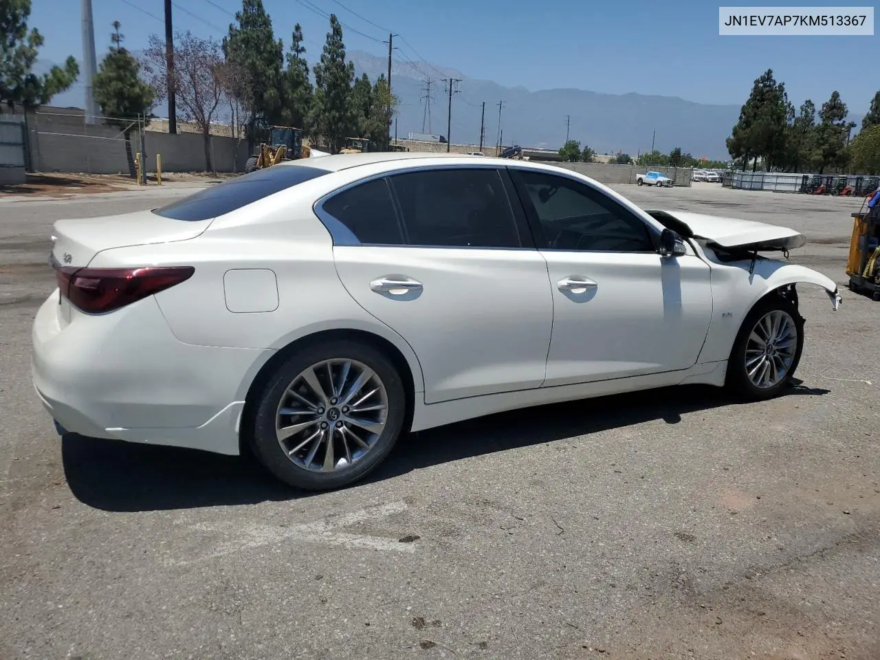 2019 Infiniti Q50 Luxe VIN: JN1EV7AP7KM513367 Lot: 63516515