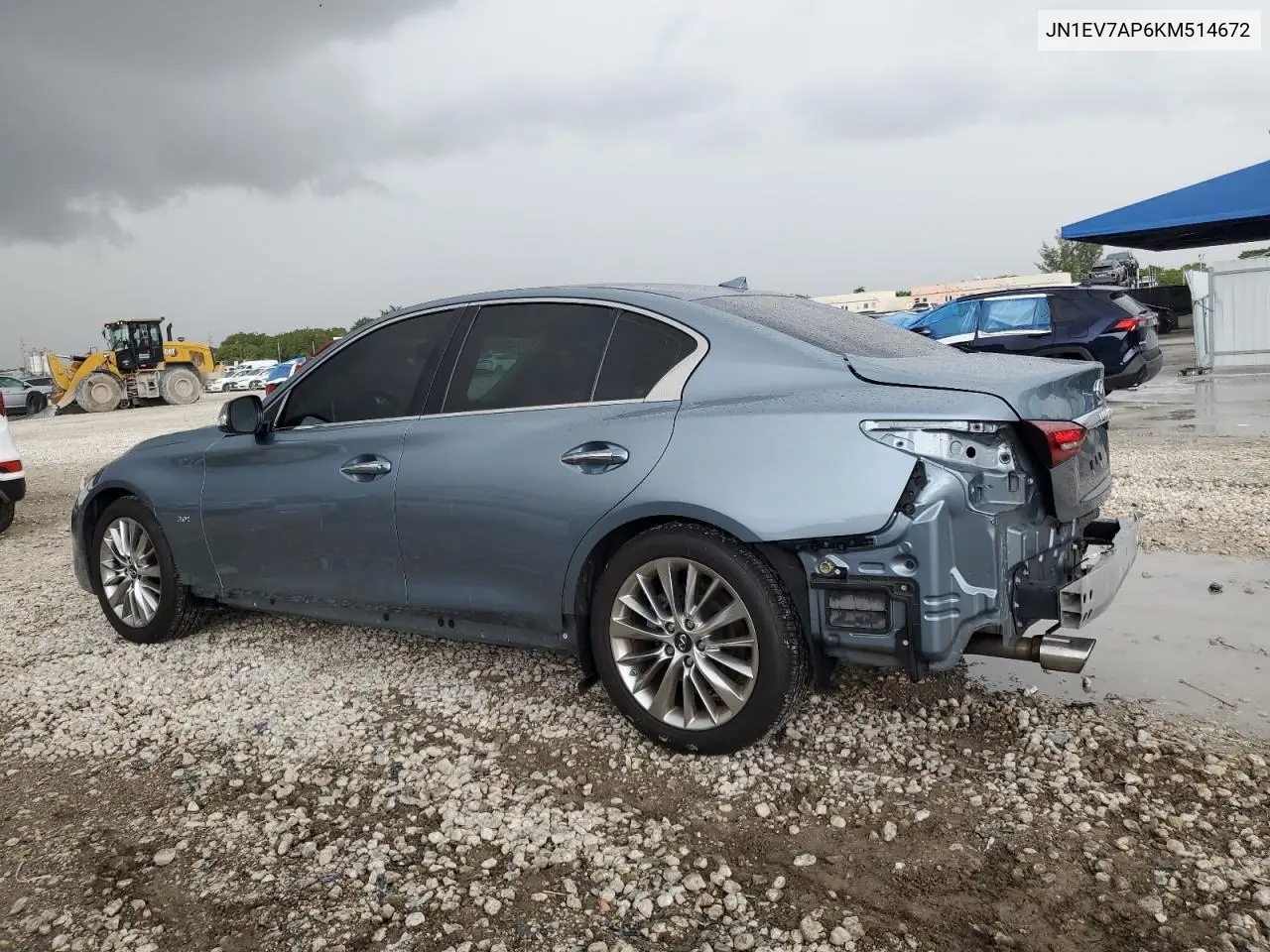 2019 Infiniti Q50 Luxe VIN: JN1EV7AP6KM514672 Lot: 63602145