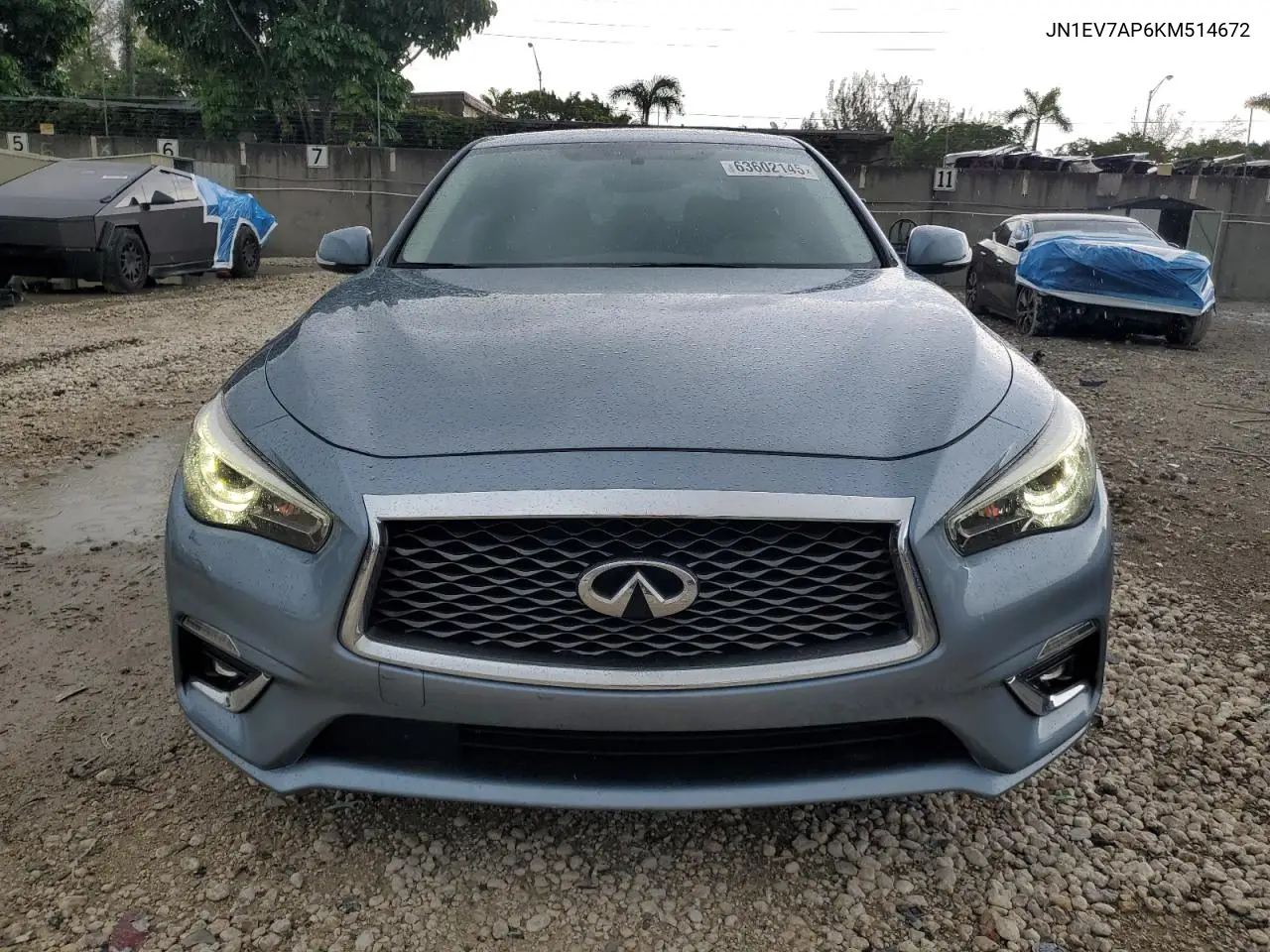 2019 Infiniti Q50 Luxe VIN: JN1EV7AP6KM514672 Lot: 63602145