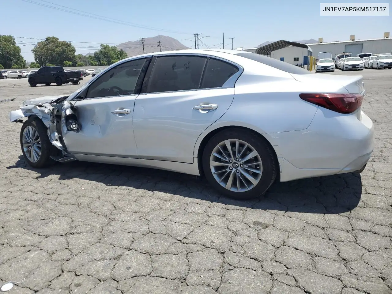 2019 Infiniti Q50 Luxe VIN: JN1EV7AP5KM517157 Lot: 63654885