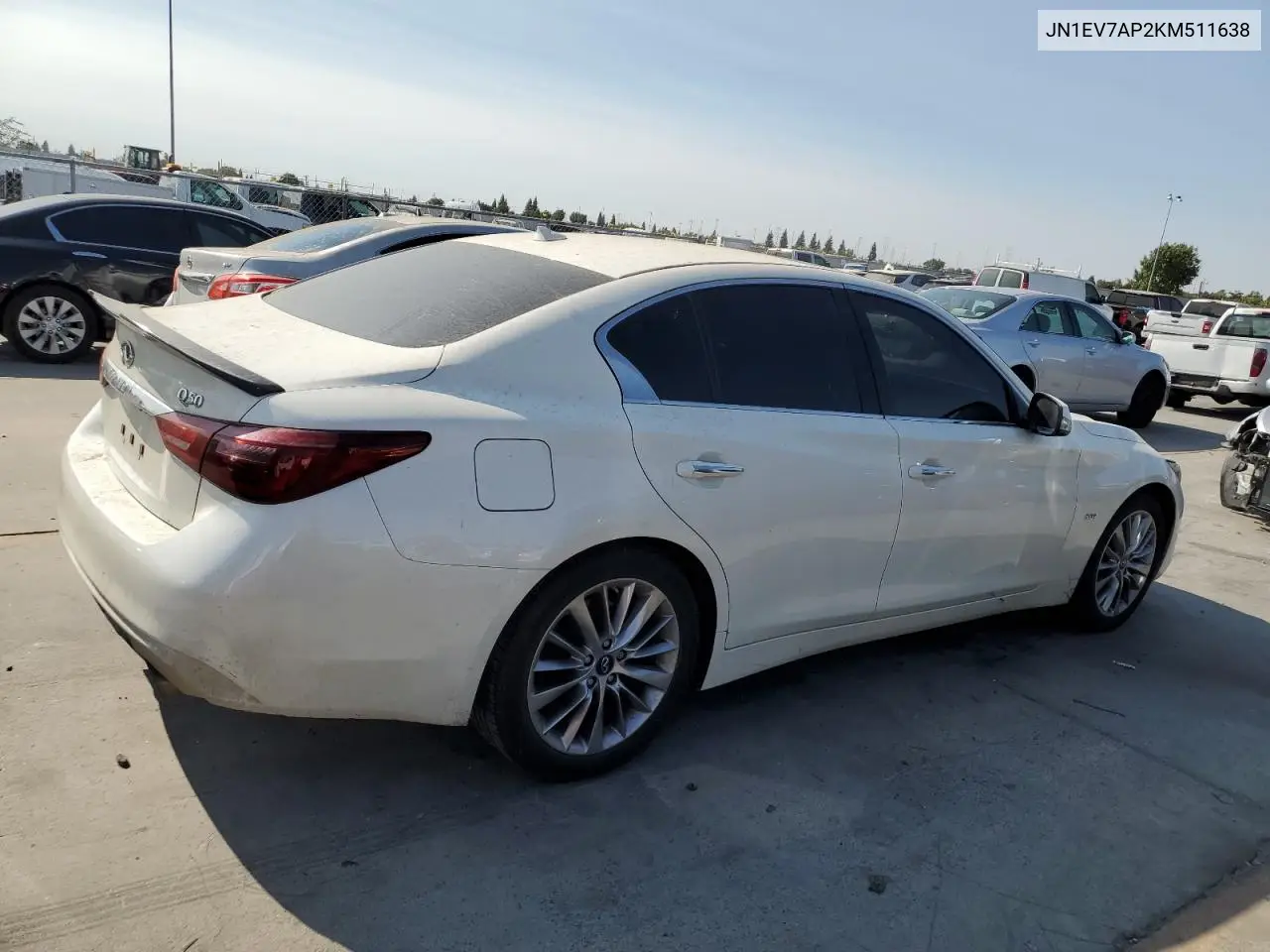 2019 Infiniti Q50 Luxe VIN: JN1EV7AP2KM511638 Lot: 68566204