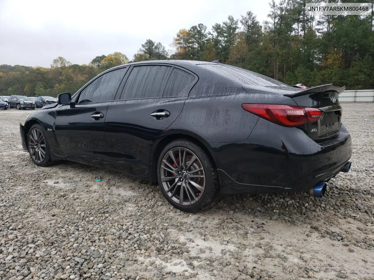 2019 Infiniti Q50 Red Sport 400 VIN: JN1FV7AR5KM800468 Lot: 79752354