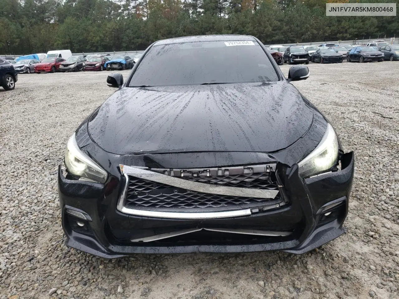 2019 Infiniti Q50 Red Sport 400 VIN: JN1FV7AR5KM800468 Lot: 79752354