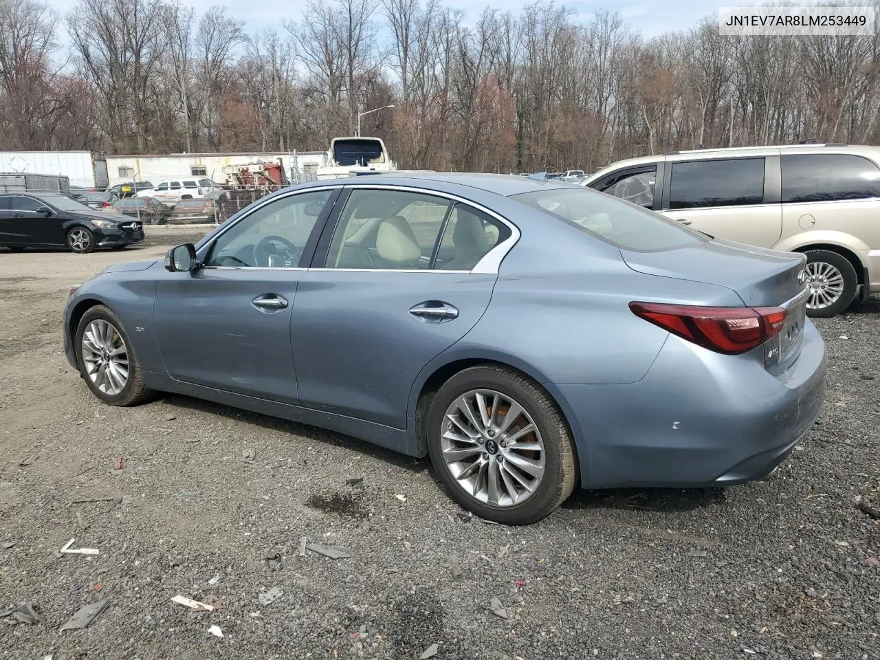 2020 Infiniti Q50 Pure VIN: JN1EV7AR8LM253449 Lot: 46604195
