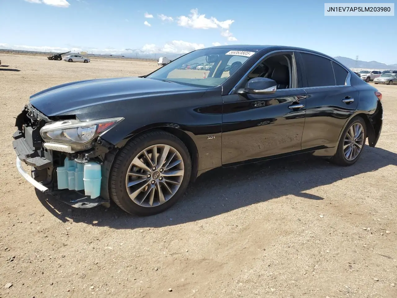 2020 Infiniti Q50 Pure VIN: JN1EV7AP5LM203980 Lot: 56063805