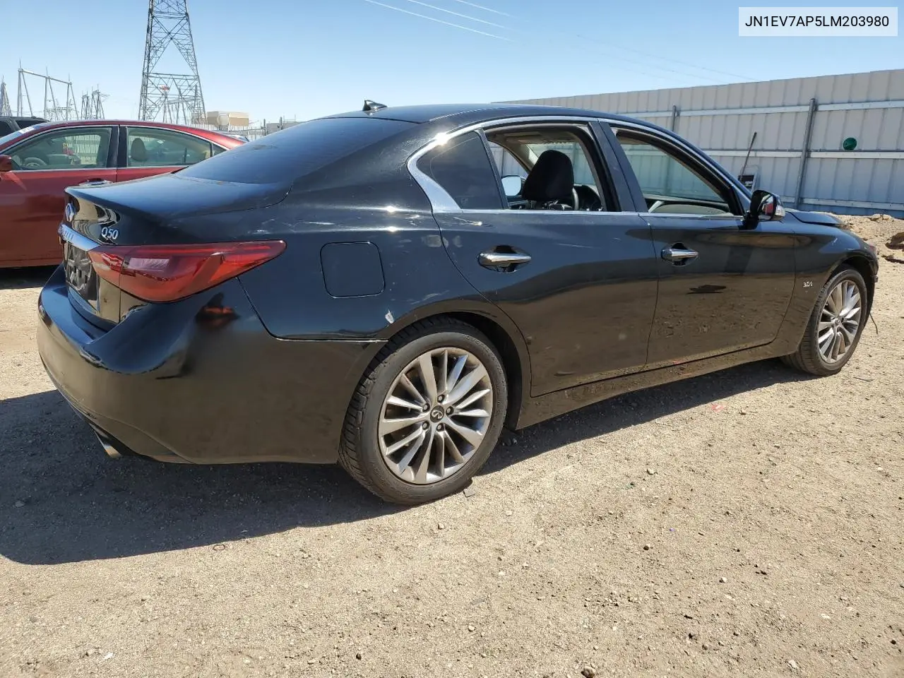 2020 Infiniti Q50 Pure VIN: JN1EV7AP5LM203980 Lot: 56063805