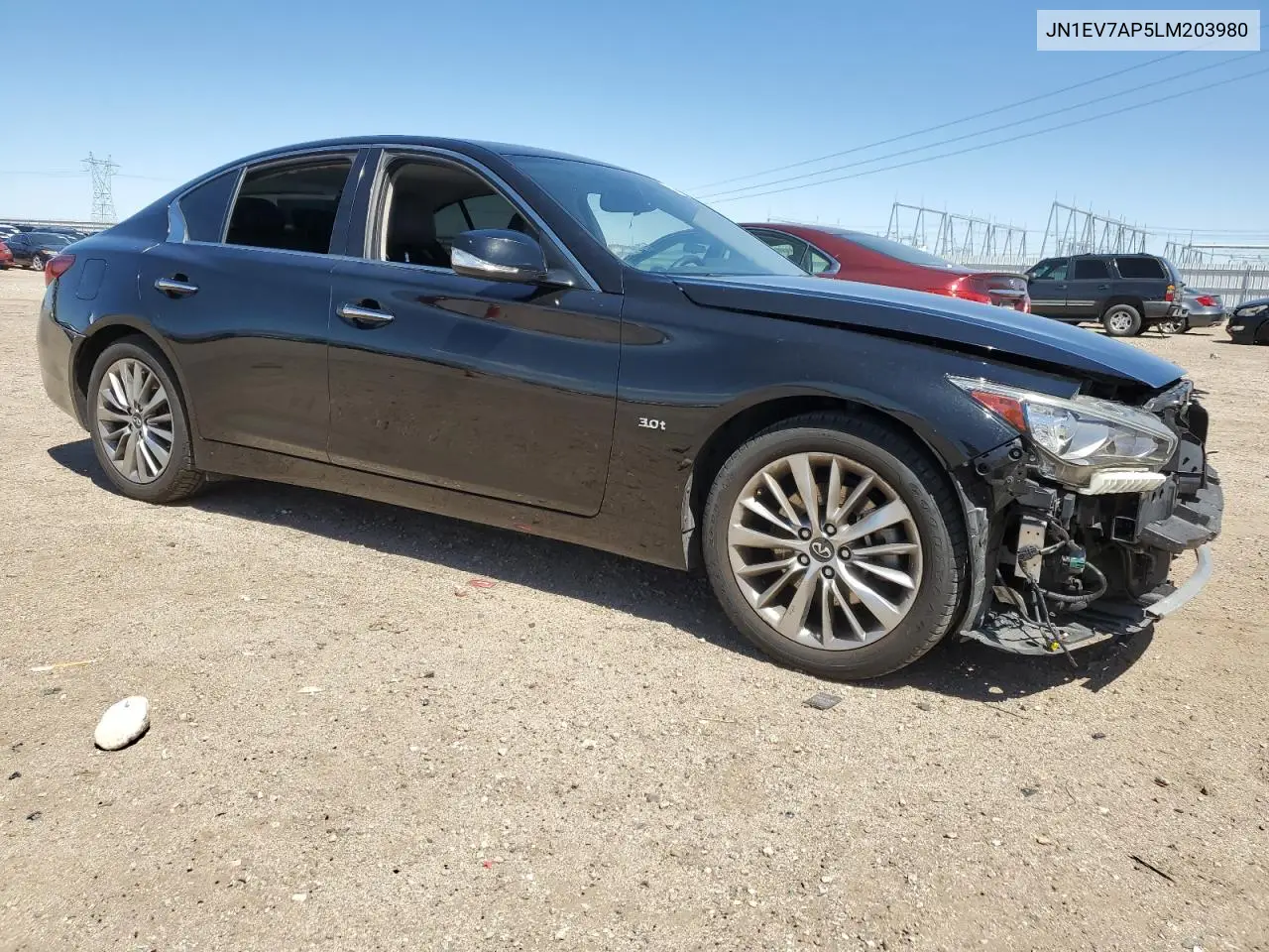 2020 Infiniti Q50 Pure VIN: JN1EV7AP5LM203980 Lot: 56063805