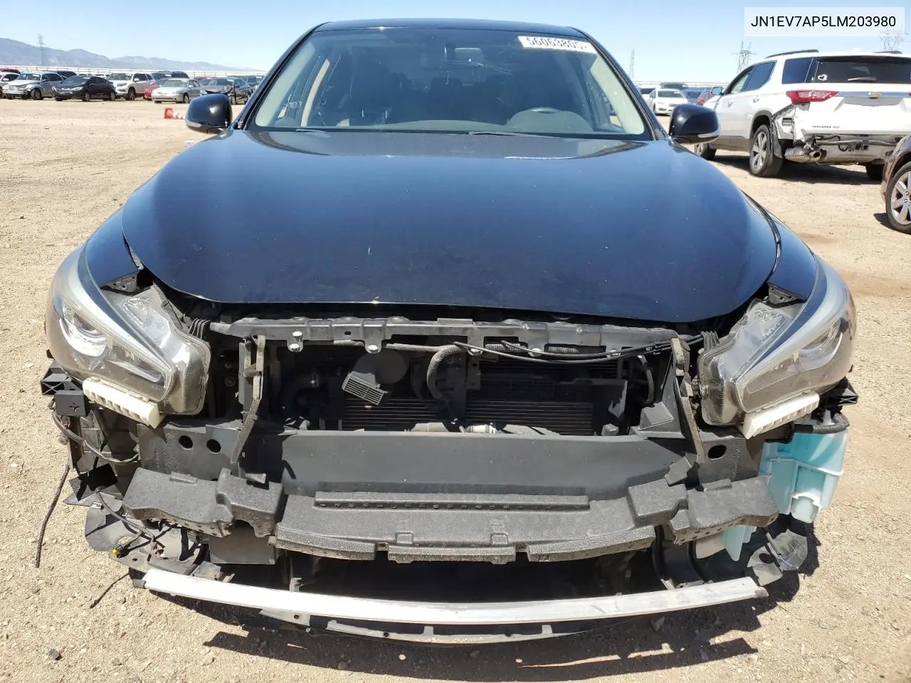 2020 Infiniti Q50 Pure VIN: JN1EV7AP5LM203980 Lot: 56063805