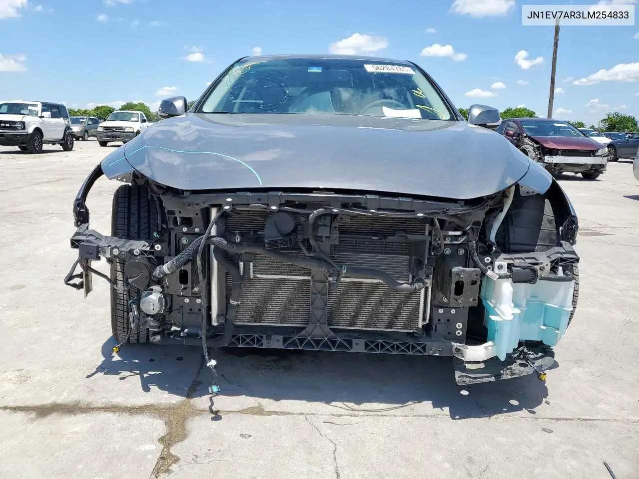 2020 Infiniti Q50 Pure VIN: JN1EV7AR3LM254833 Lot: 56284785