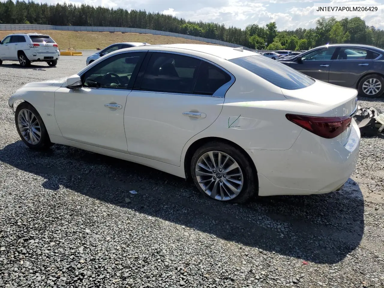 2020 Infiniti Q50 Pure VIN: JN1EV7AP0LM206429 Lot: 56853085