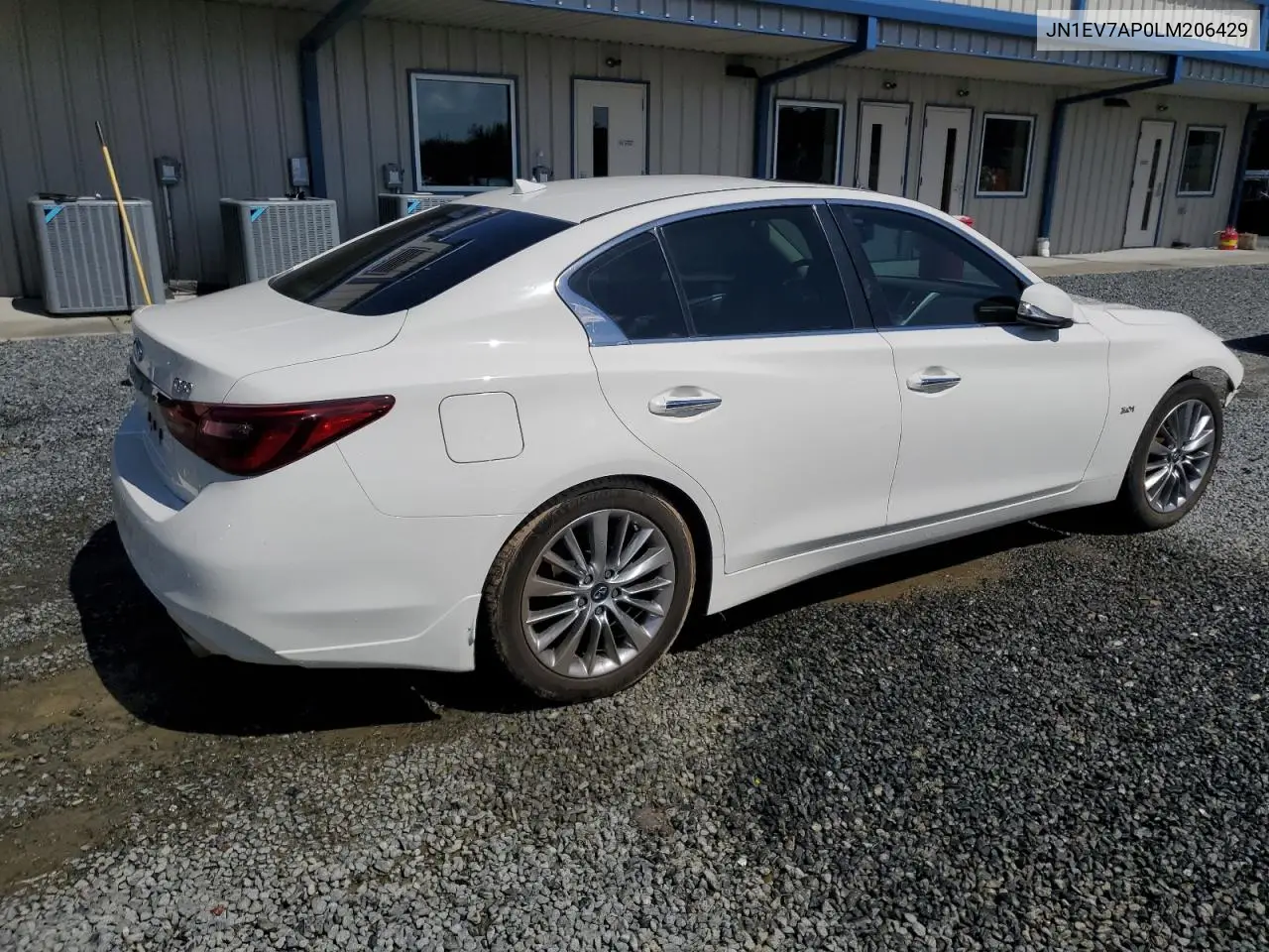 2020 Infiniti Q50 Pure VIN: JN1EV7AP0LM206429 Lot: 56853085