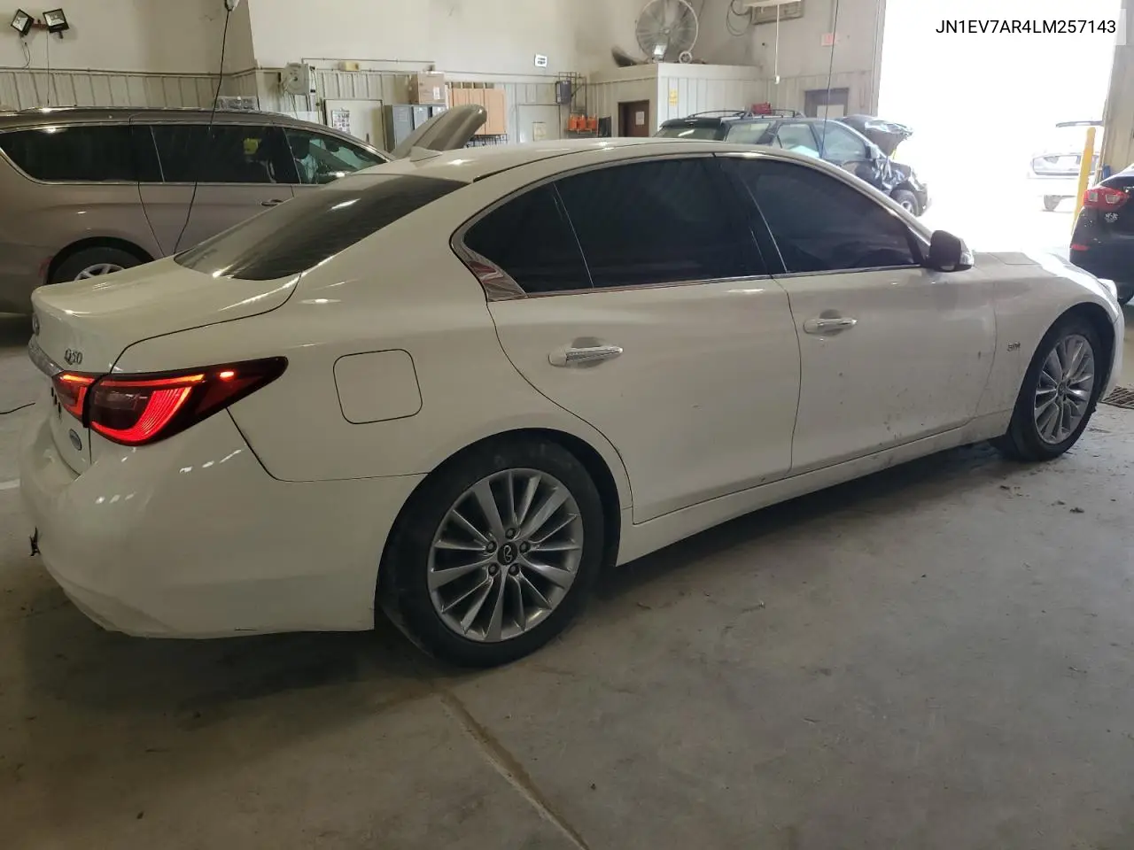 2020 Infiniti Q50 Pure VIN: JN1EV7AR4LM257143 Lot: 57157065