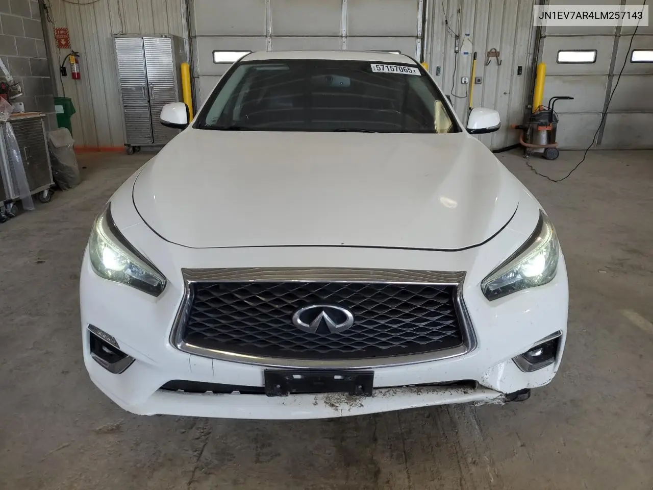 2020 Infiniti Q50 Pure VIN: JN1EV7AR4LM257143 Lot: 57157065