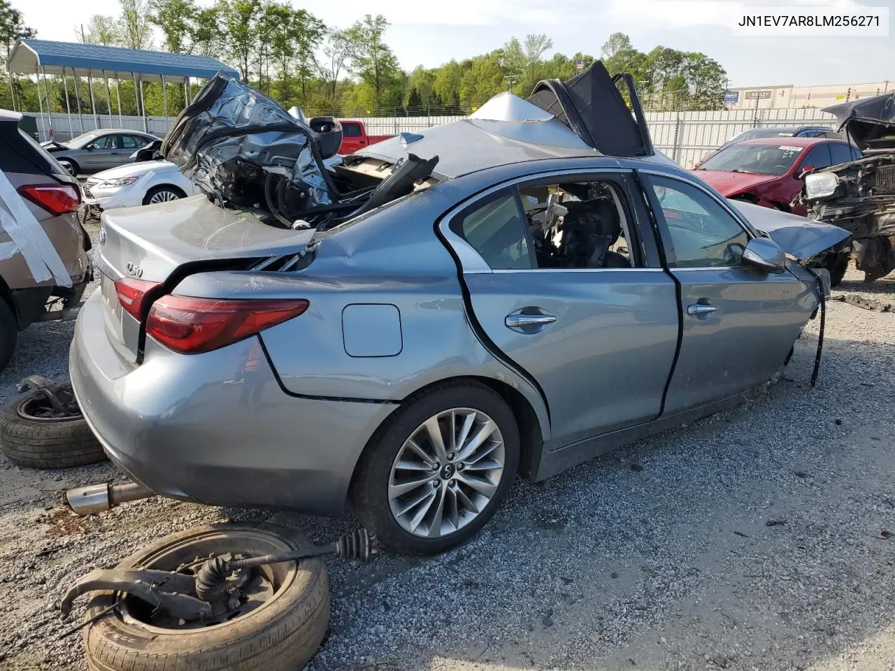 2020 Infiniti Q50 Pure VIN: JN1EV7AR8LM256271 Lot: 59213465