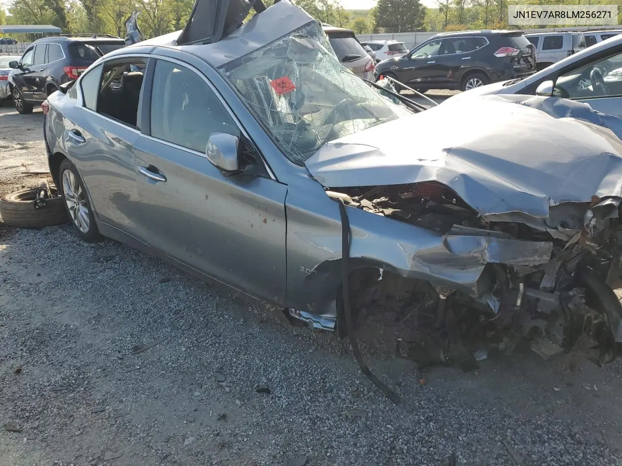 2020 Infiniti Q50 Pure VIN: JN1EV7AR8LM256271 Lot: 59213465