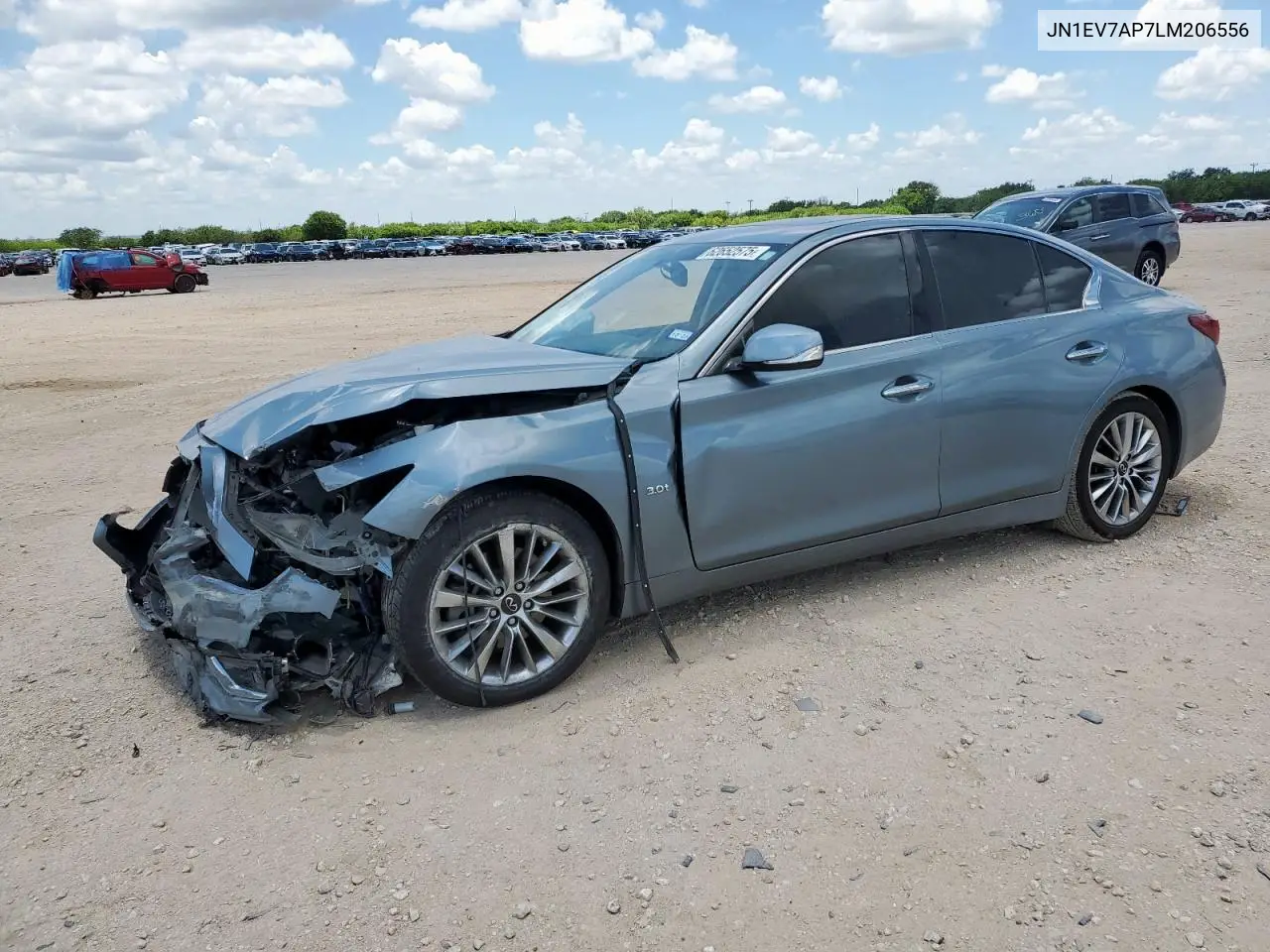 2020 Infiniti Q50 Pure VIN: JN1EV7AP7LM206556 Lot: 62652575
