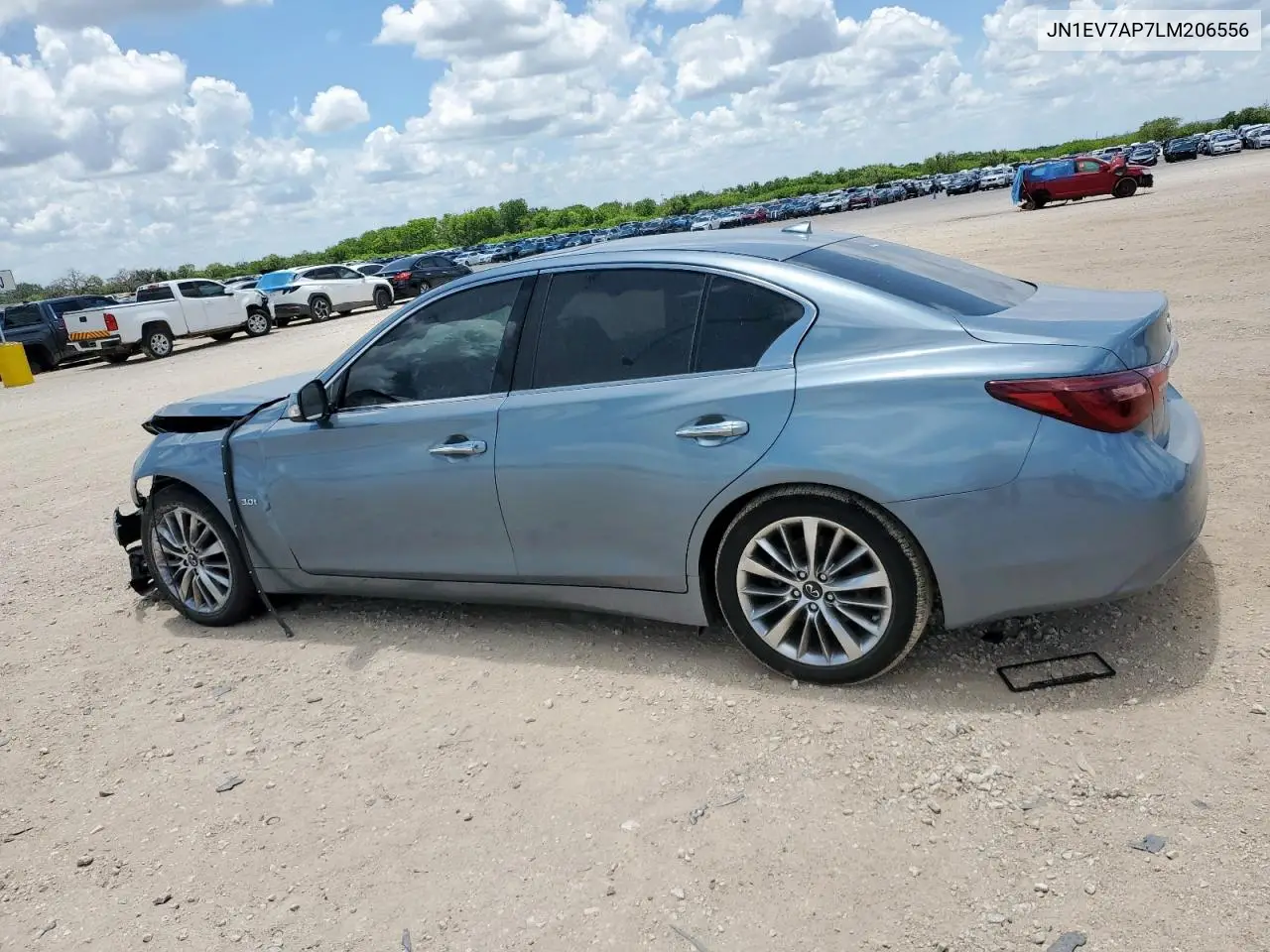 2020 Infiniti Q50 Pure VIN: JN1EV7AP7LM206556 Lot: 62652575