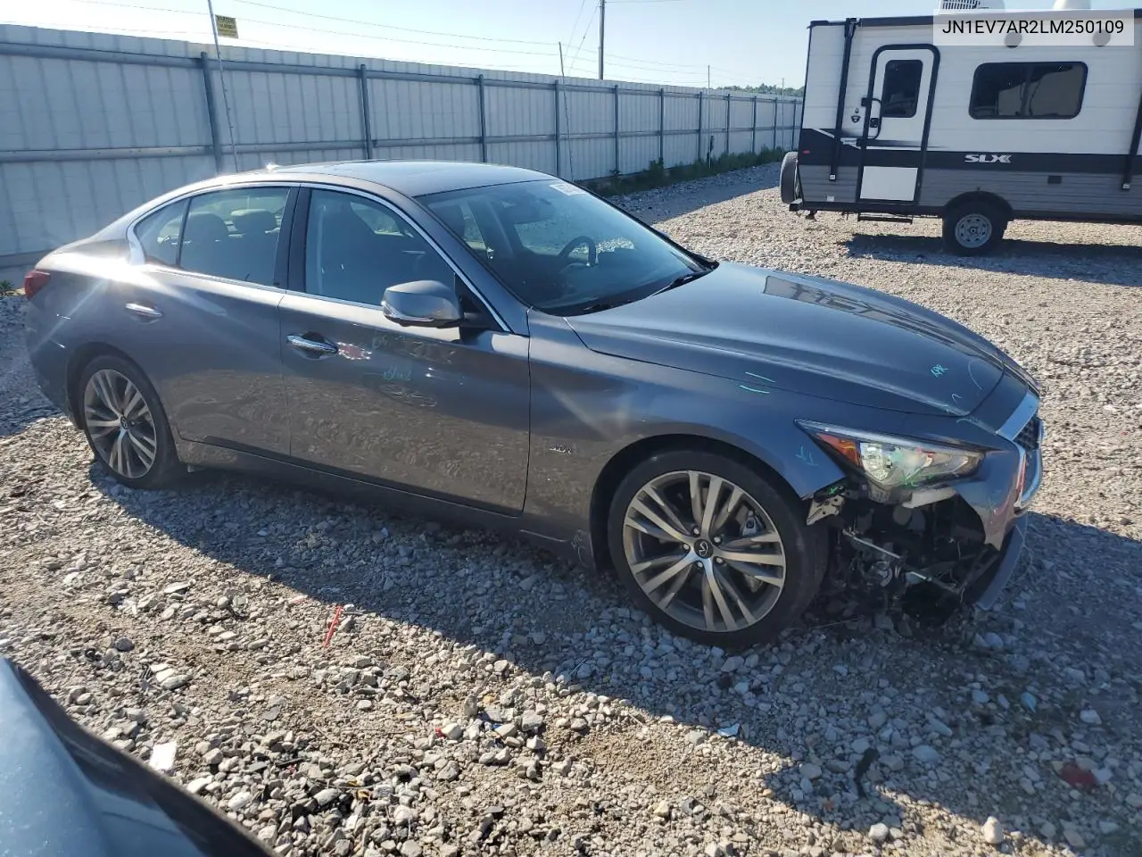2020 Infiniti Q50 Pure VIN: JN1EV7AR2LM250109 Lot: 62774245