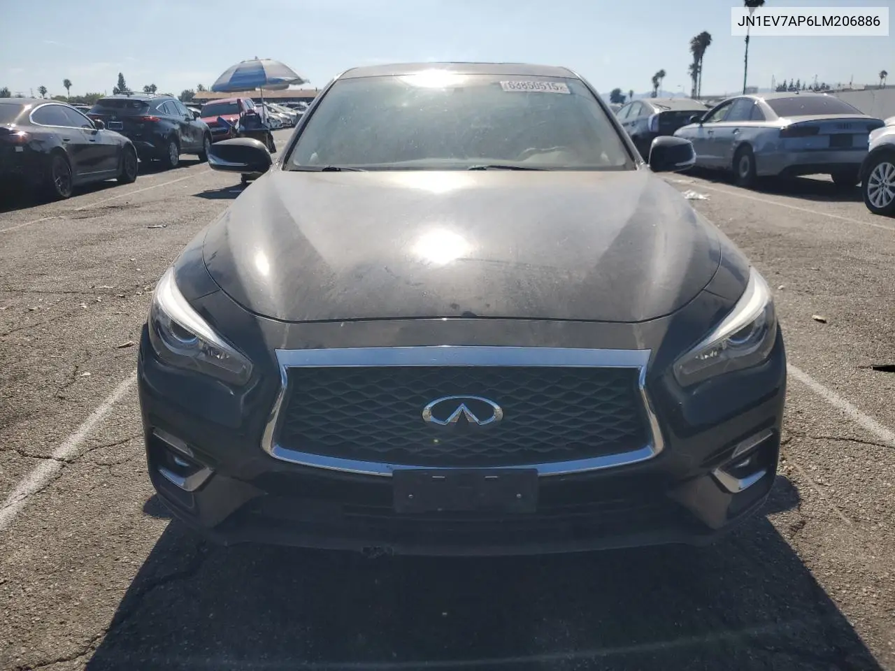 2020 Infiniti Q50 Pure VIN: JN1EV7AP6LM206886 Lot: 63850515