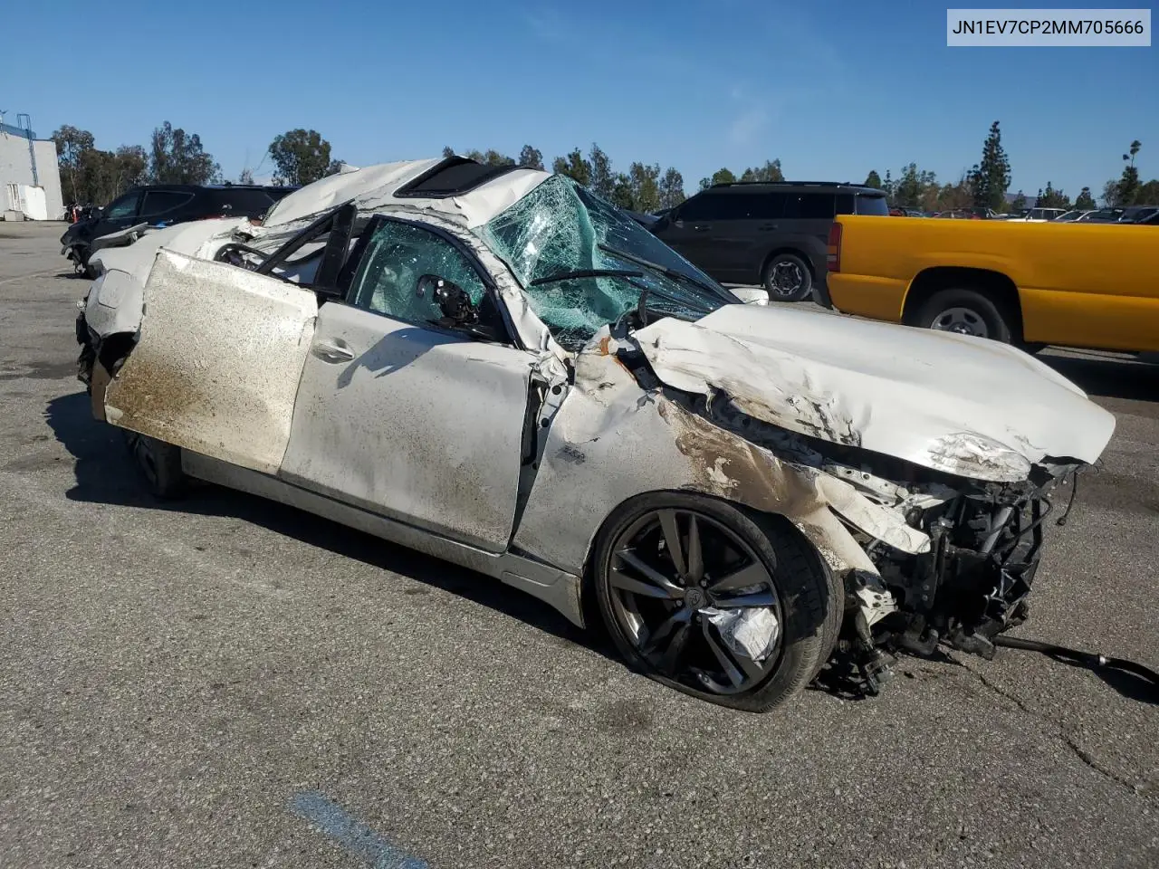 2021 Infiniti Q50 Sensory VIN: JN1EV7CP2MM705666 Lot: 49743425