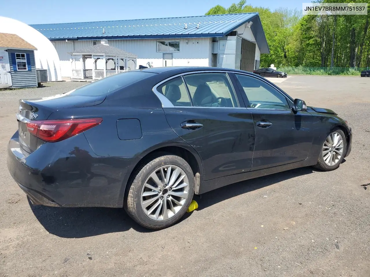 2021 Infiniti Q50 Luxe VIN: JN1EV7BR8MM751537 Lot: 56538005