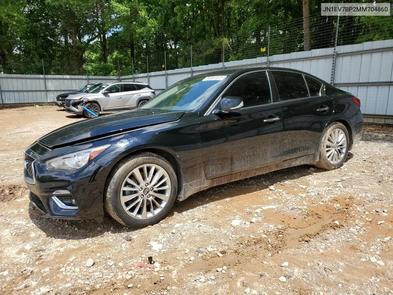 2021 Infiniti Q50 Luxe VIN: JN1EV7BP2MM704860 Lot: 56567875
