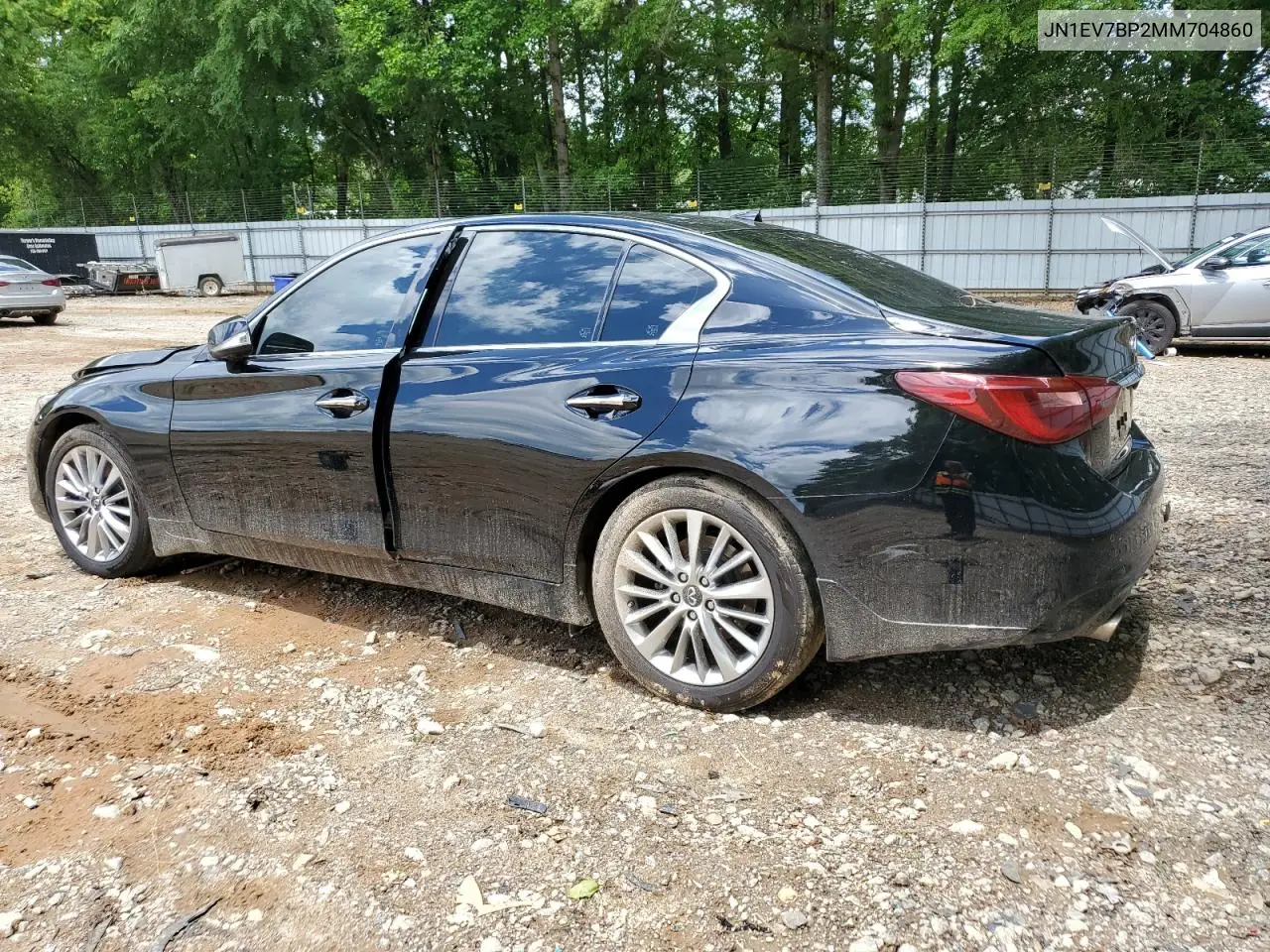 2021 Infiniti Q50 Luxe VIN: JN1EV7BP2MM704860 Lot: 56567875