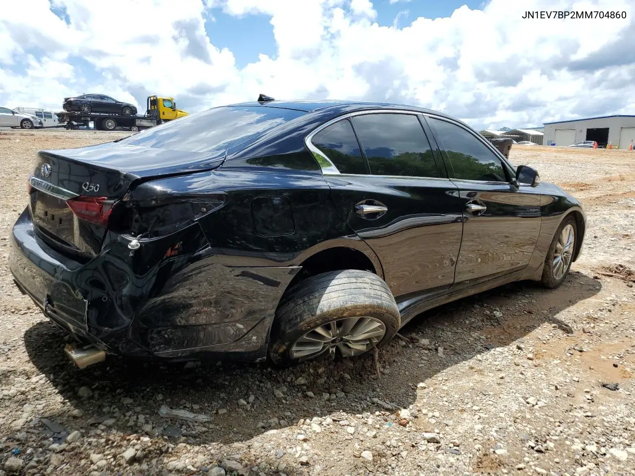 2021 Infiniti Q50 Luxe VIN: JN1EV7BP2MM704860 Lot: 56567875