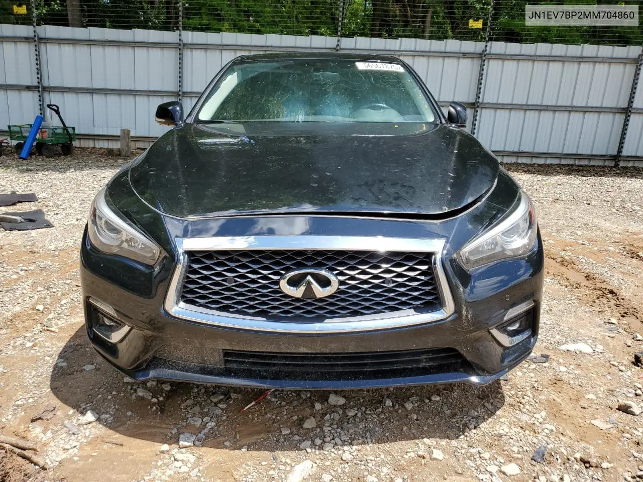 2021 Infiniti Q50 Luxe VIN: JN1EV7BP2MM704860 Lot: 56567875