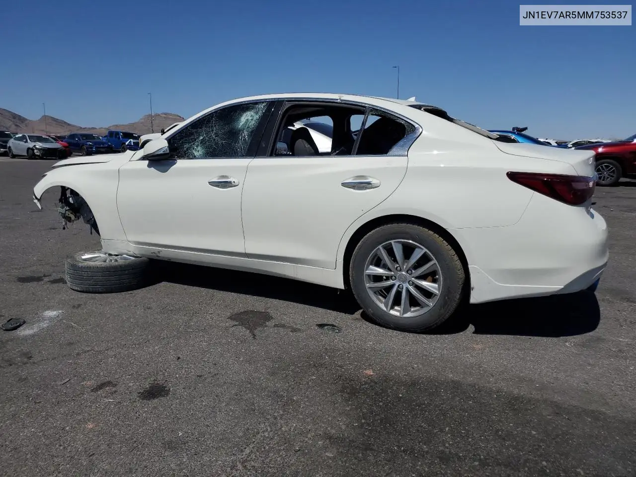 2021 Infiniti Q50 Pure VIN: JN1EV7AR5MM753537 Lot: 61655835