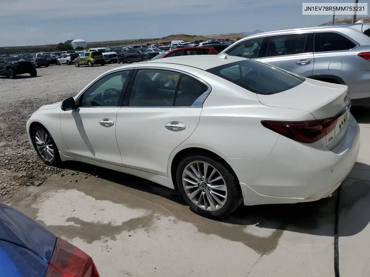 2021 Infiniti Q50 Luxe VIN: JN1EV7BR5MM753231 Lot: 61962145
