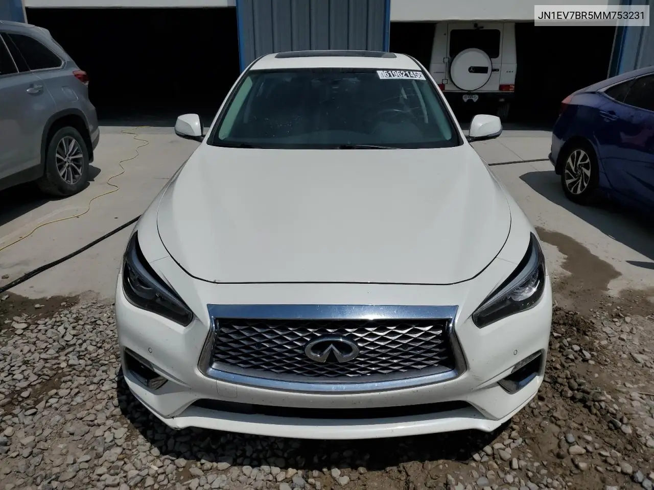 2021 Infiniti Q50 Luxe VIN: JN1EV7BR5MM753231 Lot: 61962145