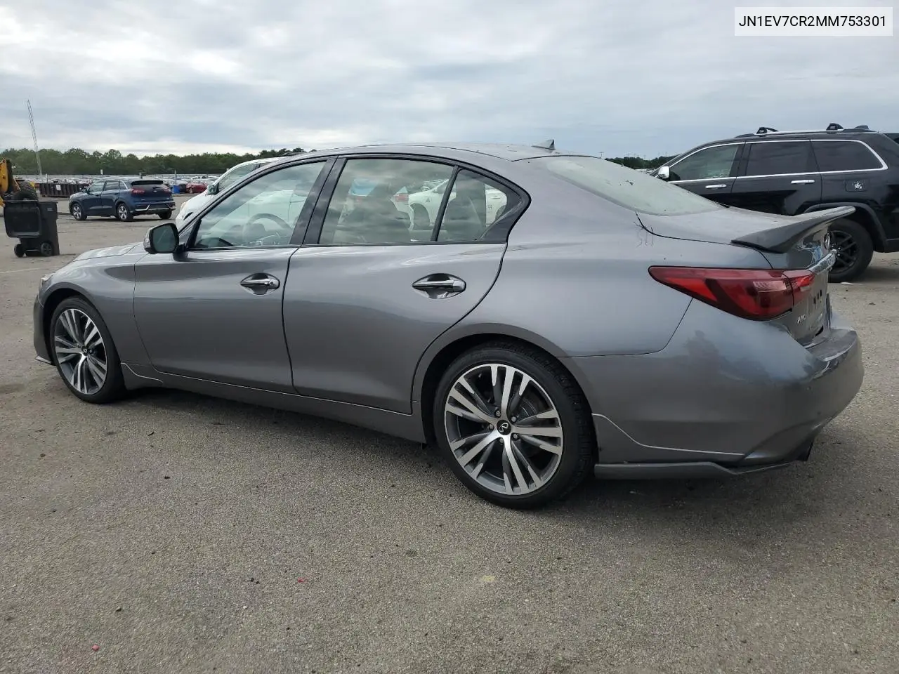 2021 Infiniti Q50 Sensory VIN: JN1EV7CR2MM753301 Lot: 62147435