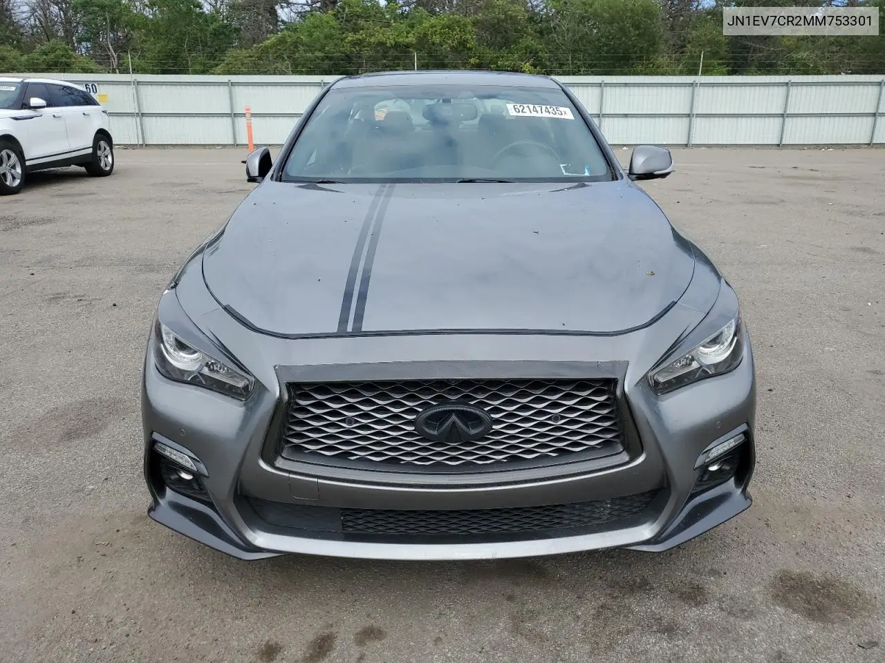 2021 Infiniti Q50 Sensory VIN: JN1EV7CR2MM753301 Lot: 62147435