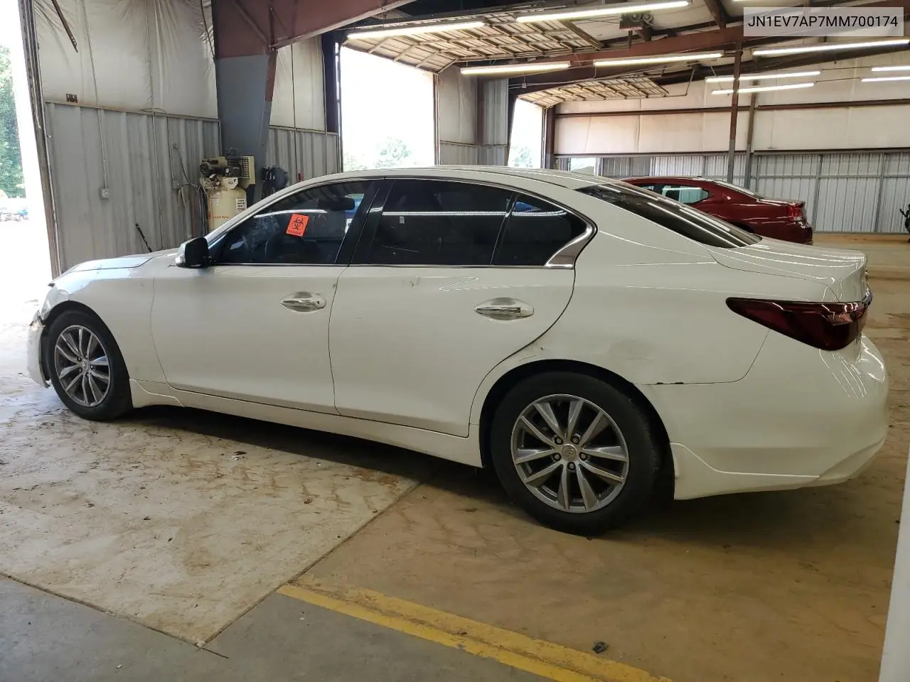 2021 Infiniti Q50 Pure VIN: JN1EV7AP7MM700174 Lot: 62968275