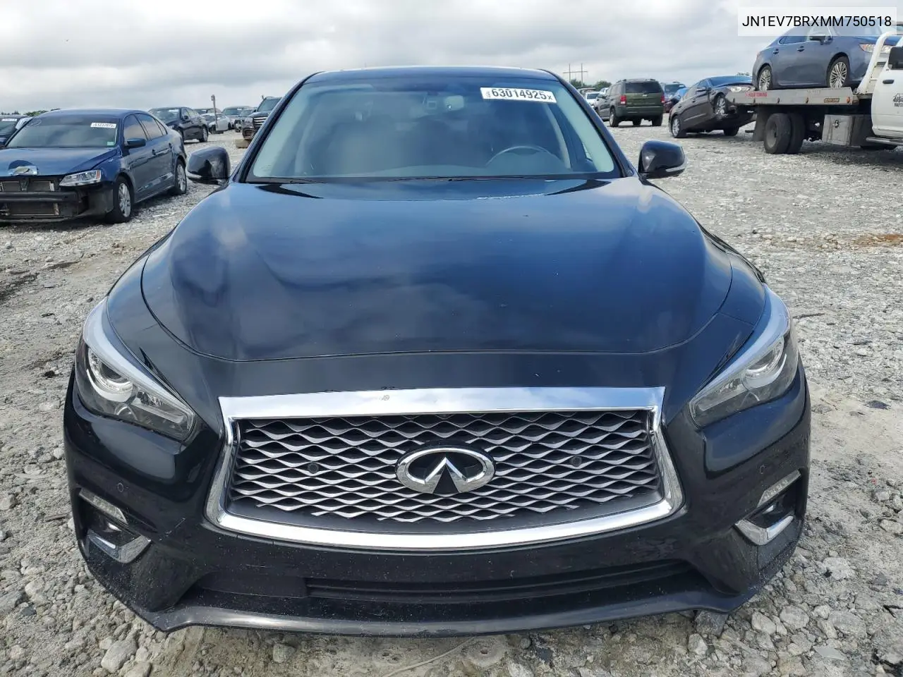 2021 Infiniti Q50 Luxe VIN: JN1EV7BRXMM750518 Lot: 63014925