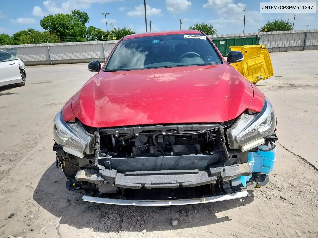 2023 Infiniti Q50 Sensory VIN: JN1EV7CP3PM511247 Lot: 62540605
