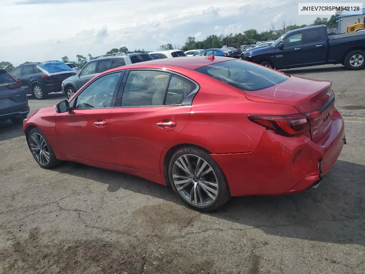 2023 Infiniti Q50 Sensory VIN: JN1EV7CR5PM542128 Lot: 63272755
