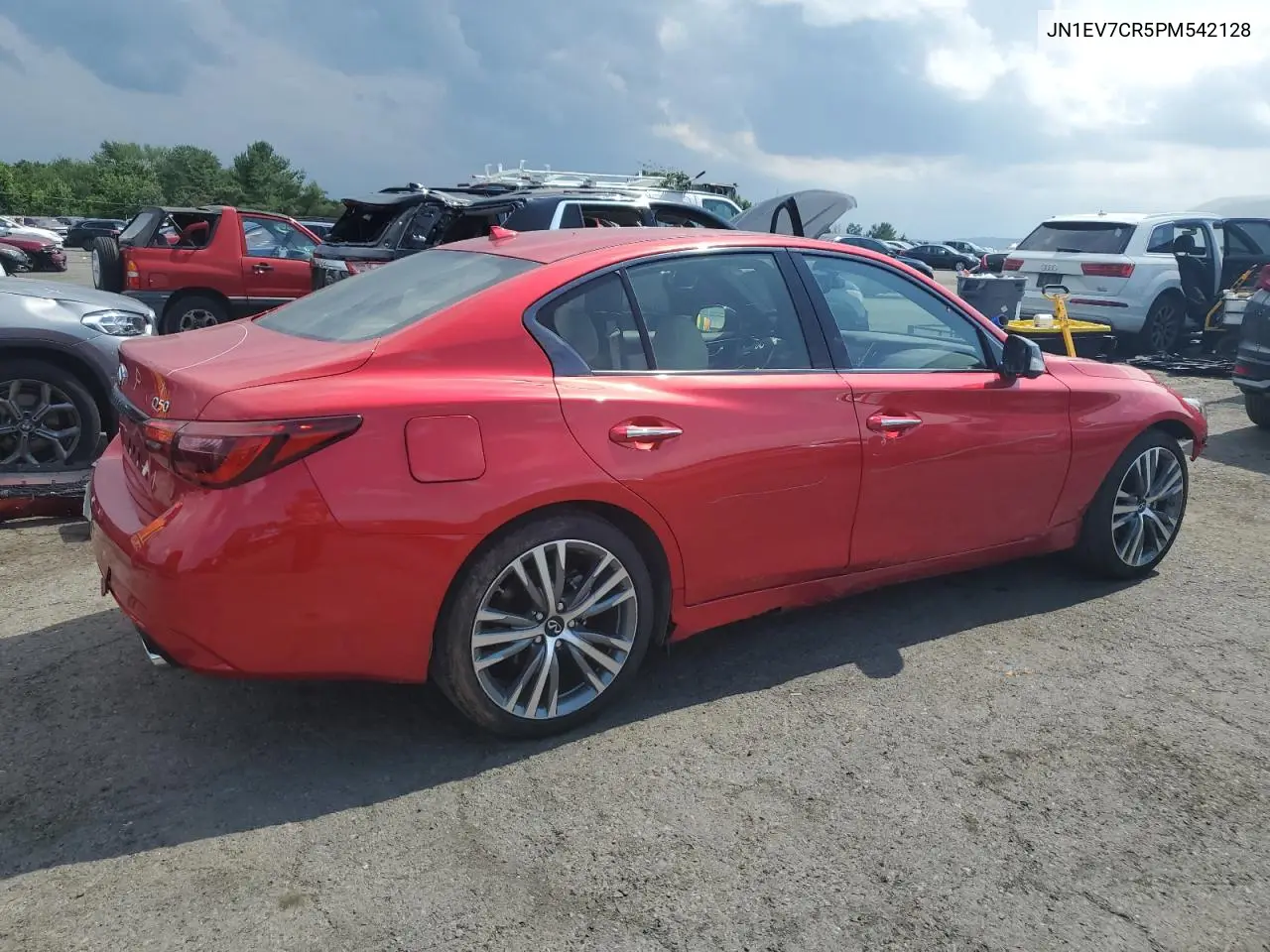 2023 Infiniti Q50 Sensory VIN: JN1EV7CR5PM542128 Lot: 63272755